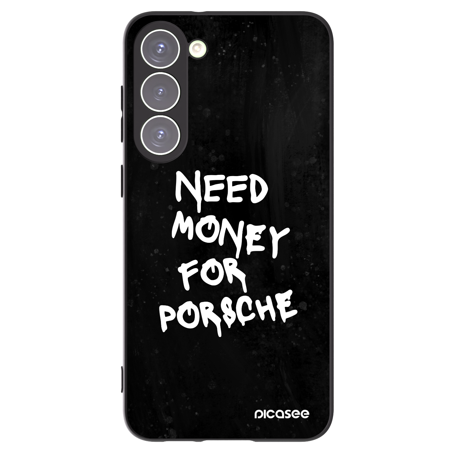Picasee silikonový černý obal pro Samsung Galaxy S23+ 5G - Black Dollar