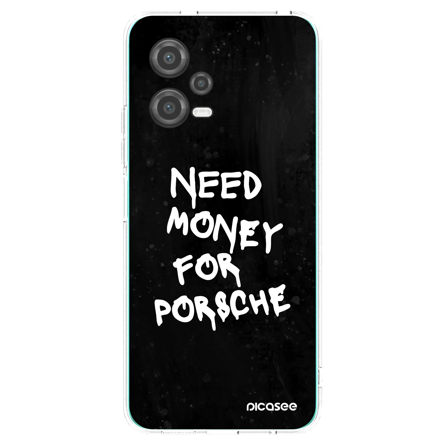 Picasee silikonový průhledný obal pro Xiaomi Poco X5 - Black Dollar