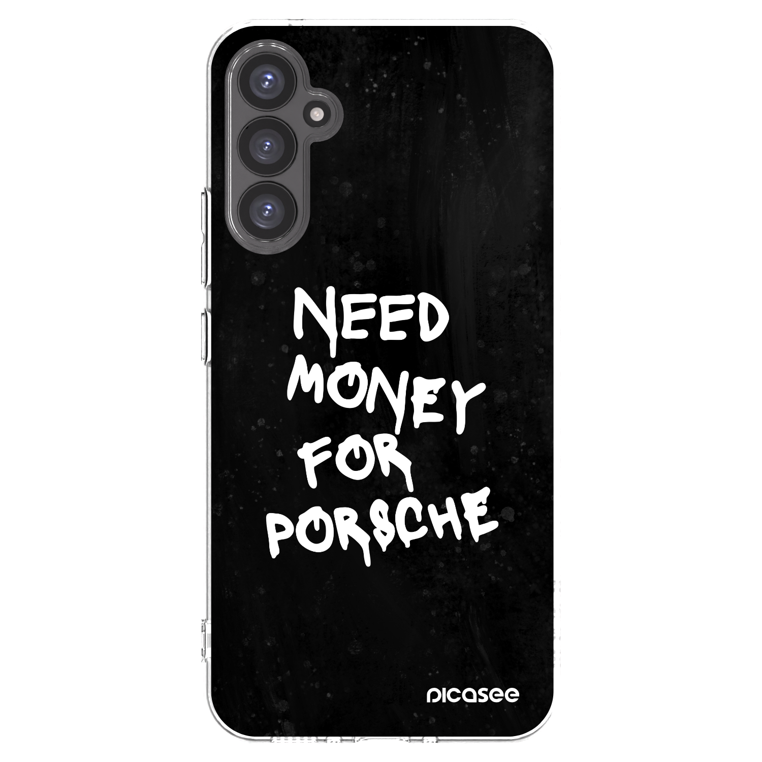 Picasee silikonový průhledný obal pro Samsung Galaxy A34 5G A346B - Black Dollar