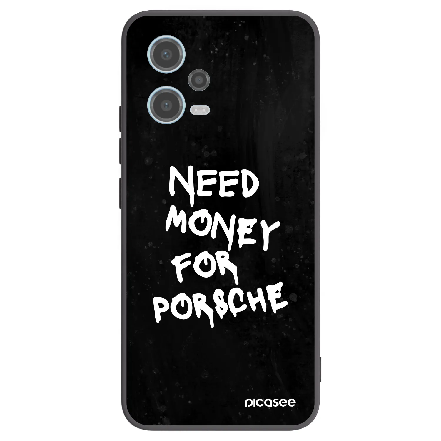 Picasee silikonový černý obal pro Xiaomi Redmi Note 12 5G - Black Dollar