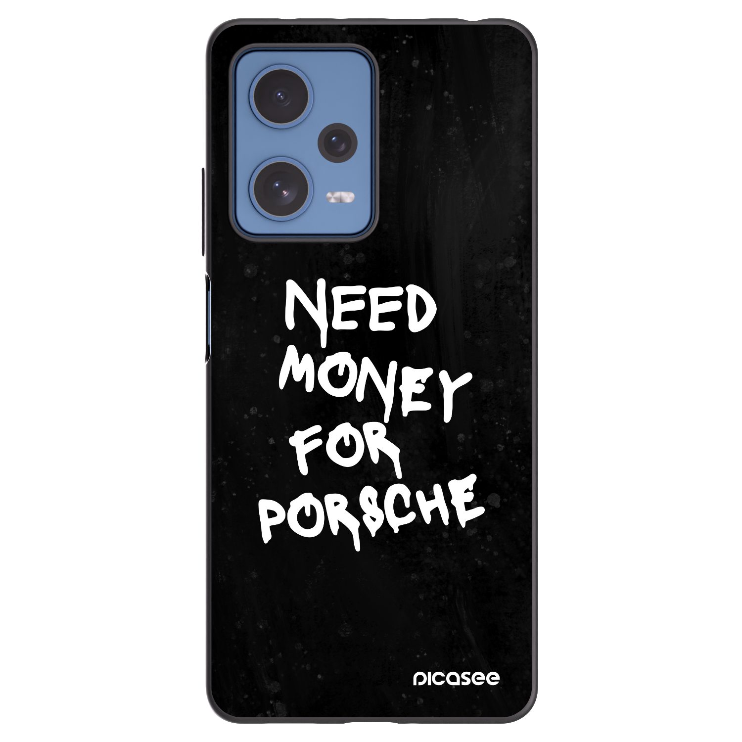 Picasee silikonový černý obal pro Xiaomi Redmi Note 12 Pro 5G - Black Dollar