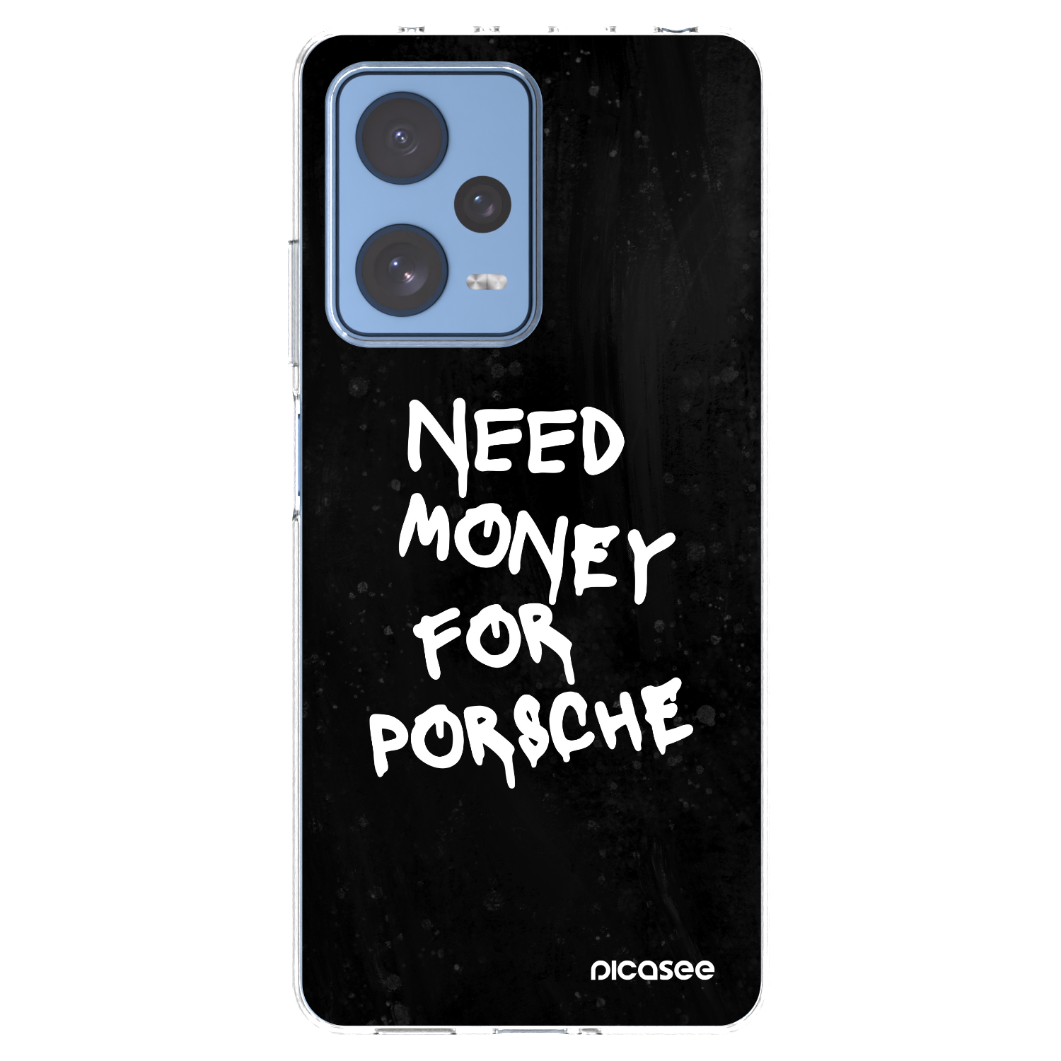 Picasee silikonový průhledný obal pro Xiaomi Redmi Note 12 Pro 5G - Black Dollar