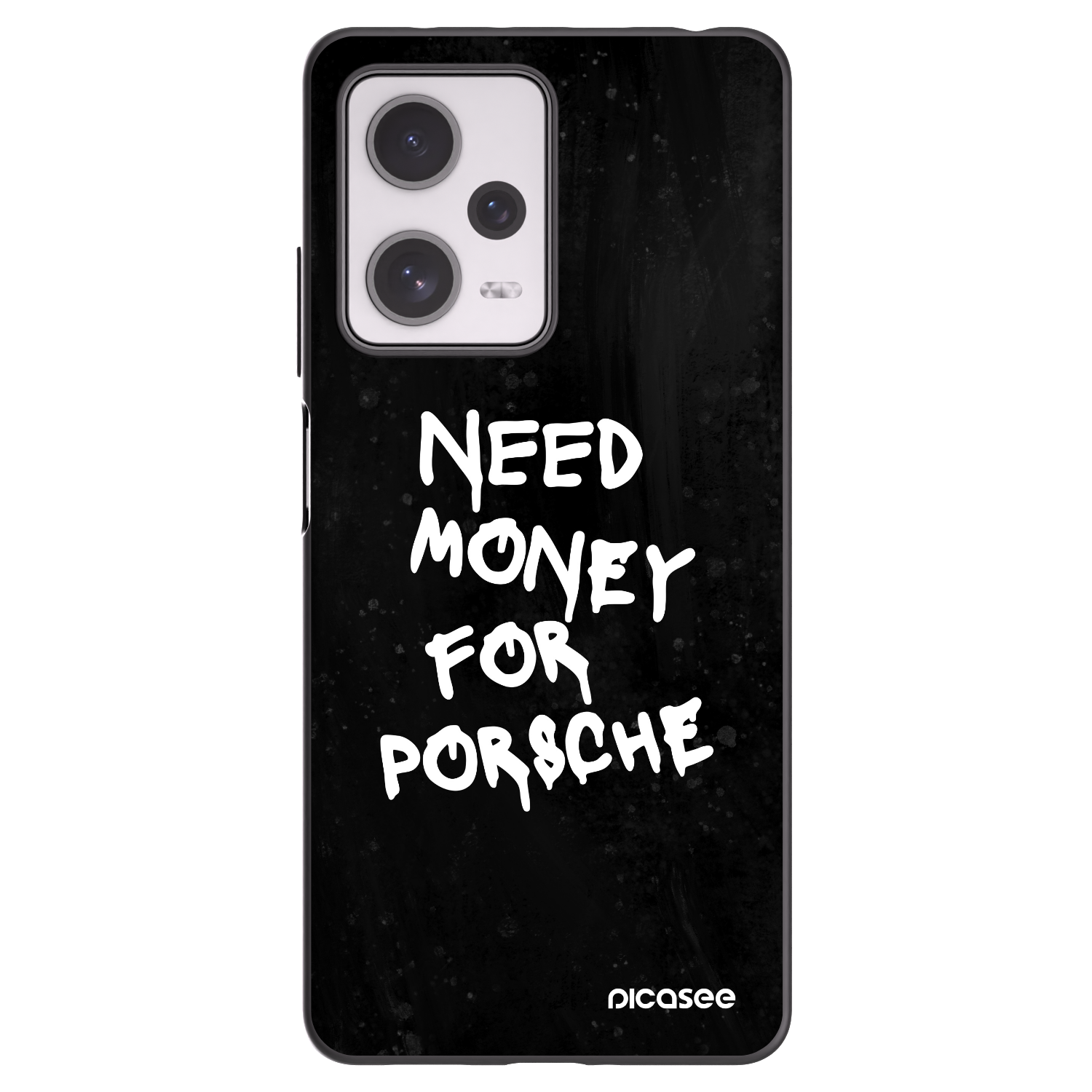 Picasee silikonový černý obal pro Xiaomi Redmi Note 12 Pro+ 5G - Black Dollar