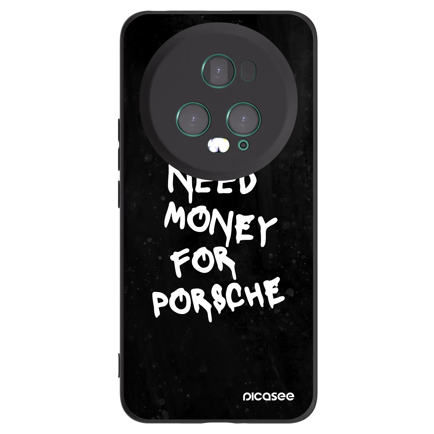Picasee silikonový černý obal pro Honor Magic5 Pro - Black Dollar
