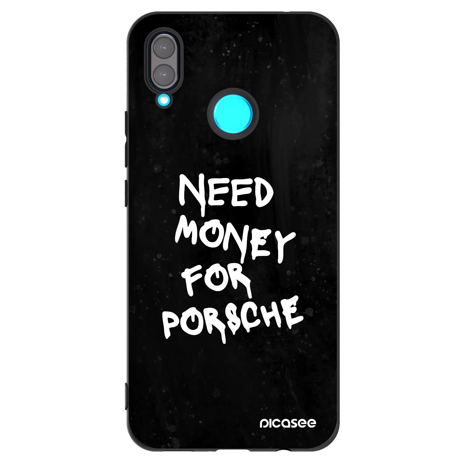 Picasee silikonový černý obal pro Huawei Nova 3 - Black Dollar