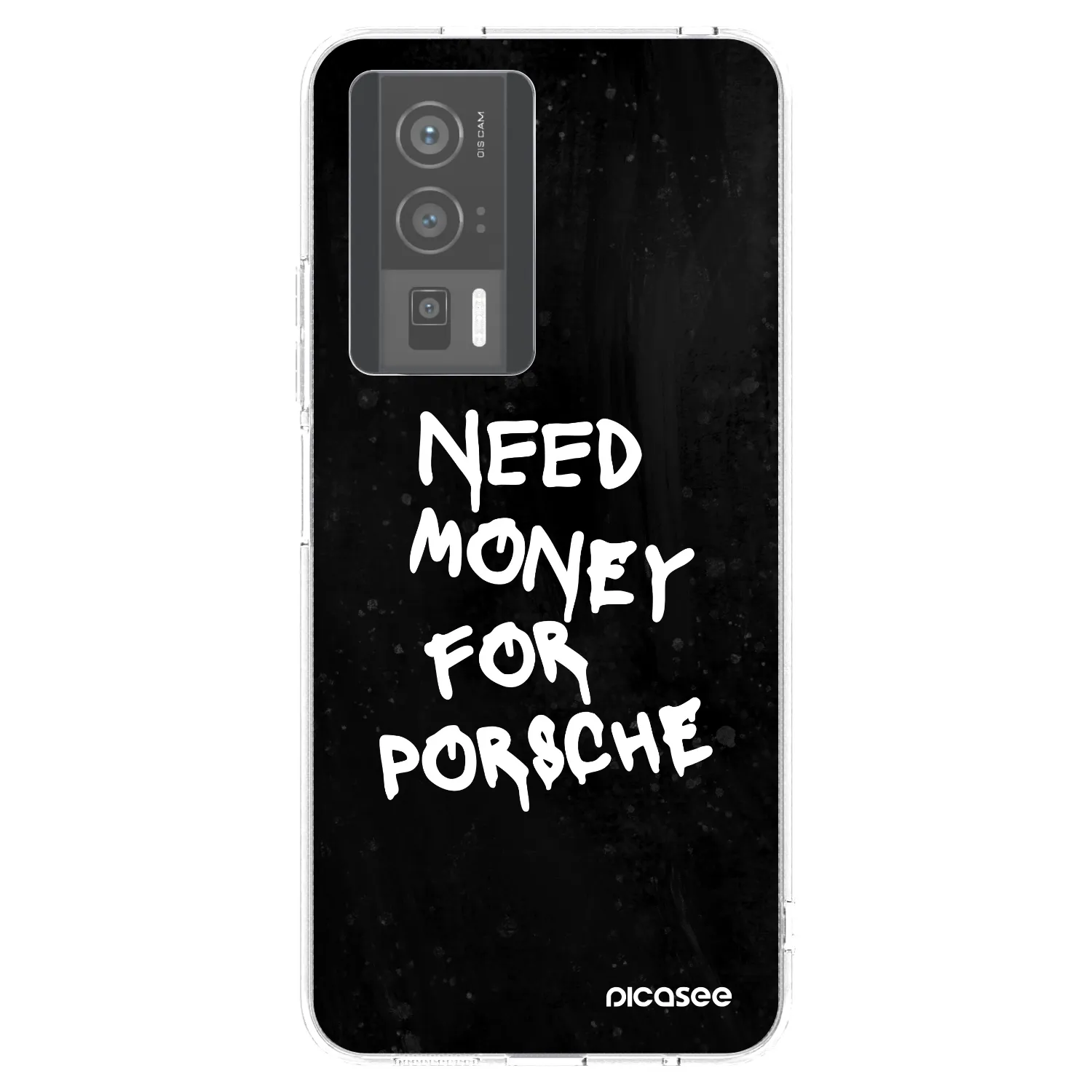 Picasee silikonový průhledný obal pro Xiaomi Poco F5 Pro 5G - Black Dollar