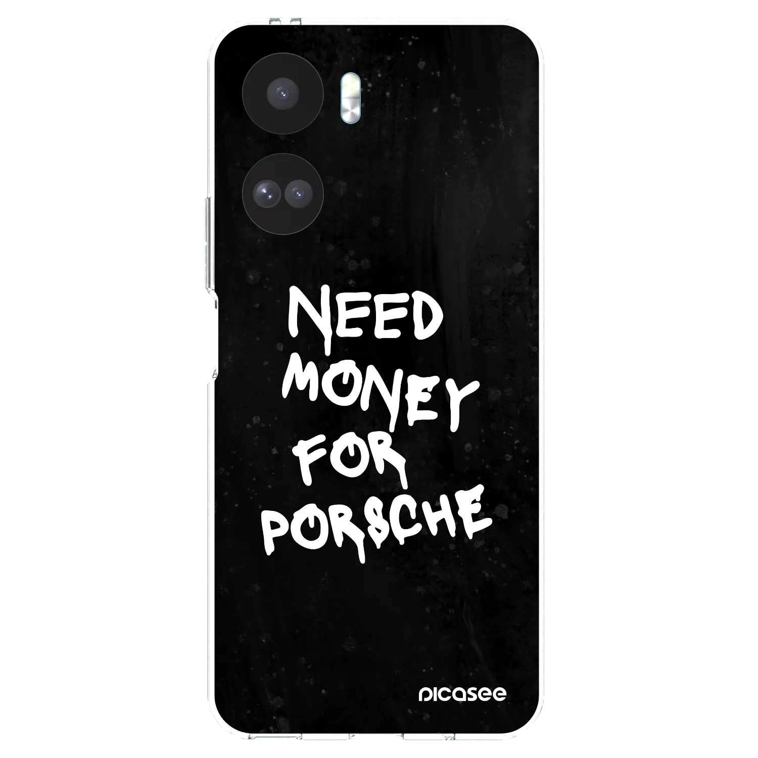 Picasee silikonový průhledný obal pro Honor 90 Lite 5G - Black Dollar