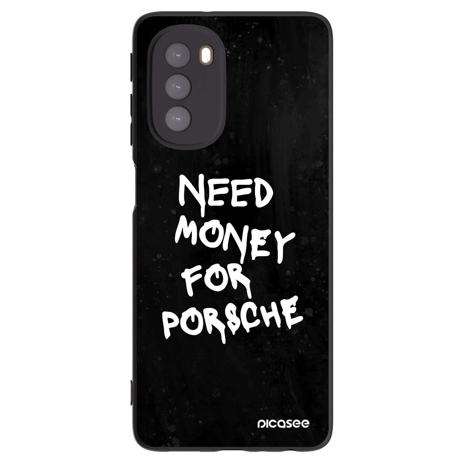 Picasee silikonový černý obal pro Motorola Moto G51 - Black Dollar