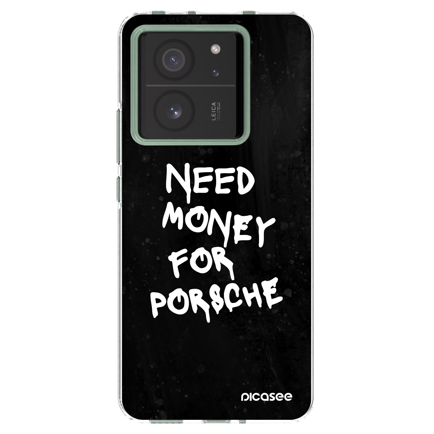 Picasee silikonový průhledný obal pro Xiaomi 13T - Black Dollar