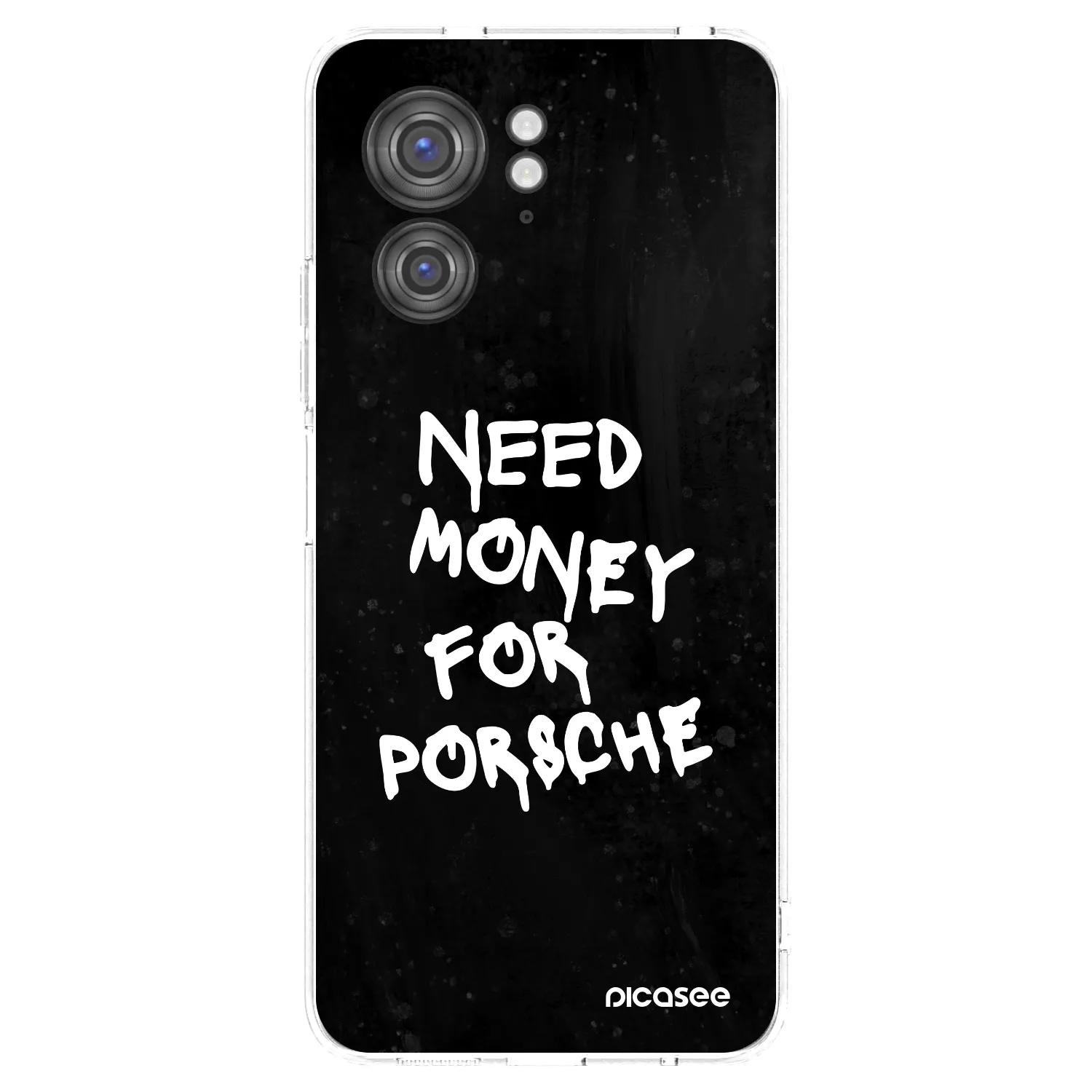 Picasee silikonový průhledný obal pro Motorola Edge 40 - Black Dollar