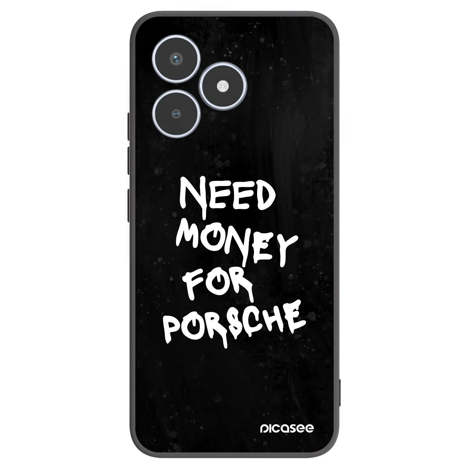Picasee silikonový černý obal pro Realme C53 - Black Dollar