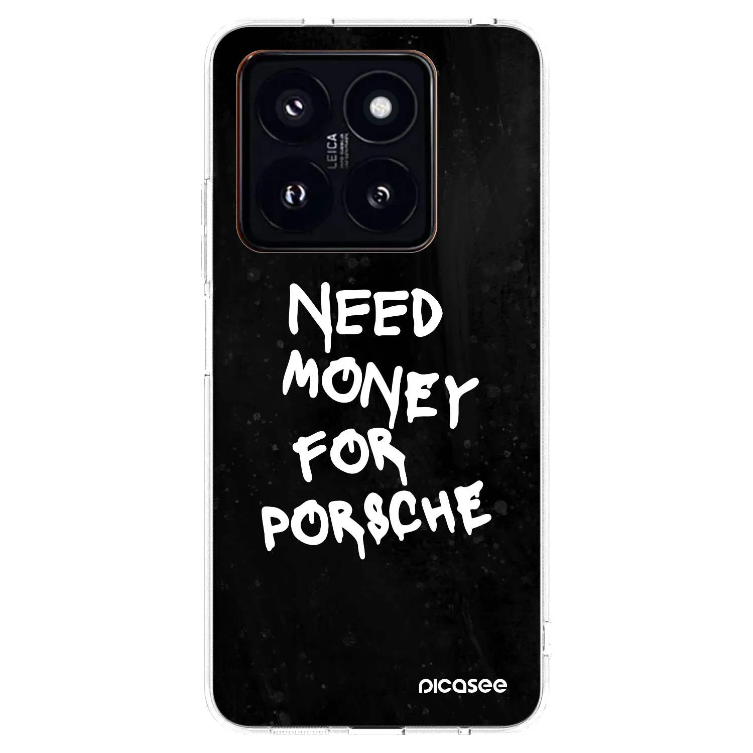 Picasee silikonový průhledný obal pro Xiaomi 14 Pro - Black Dollar