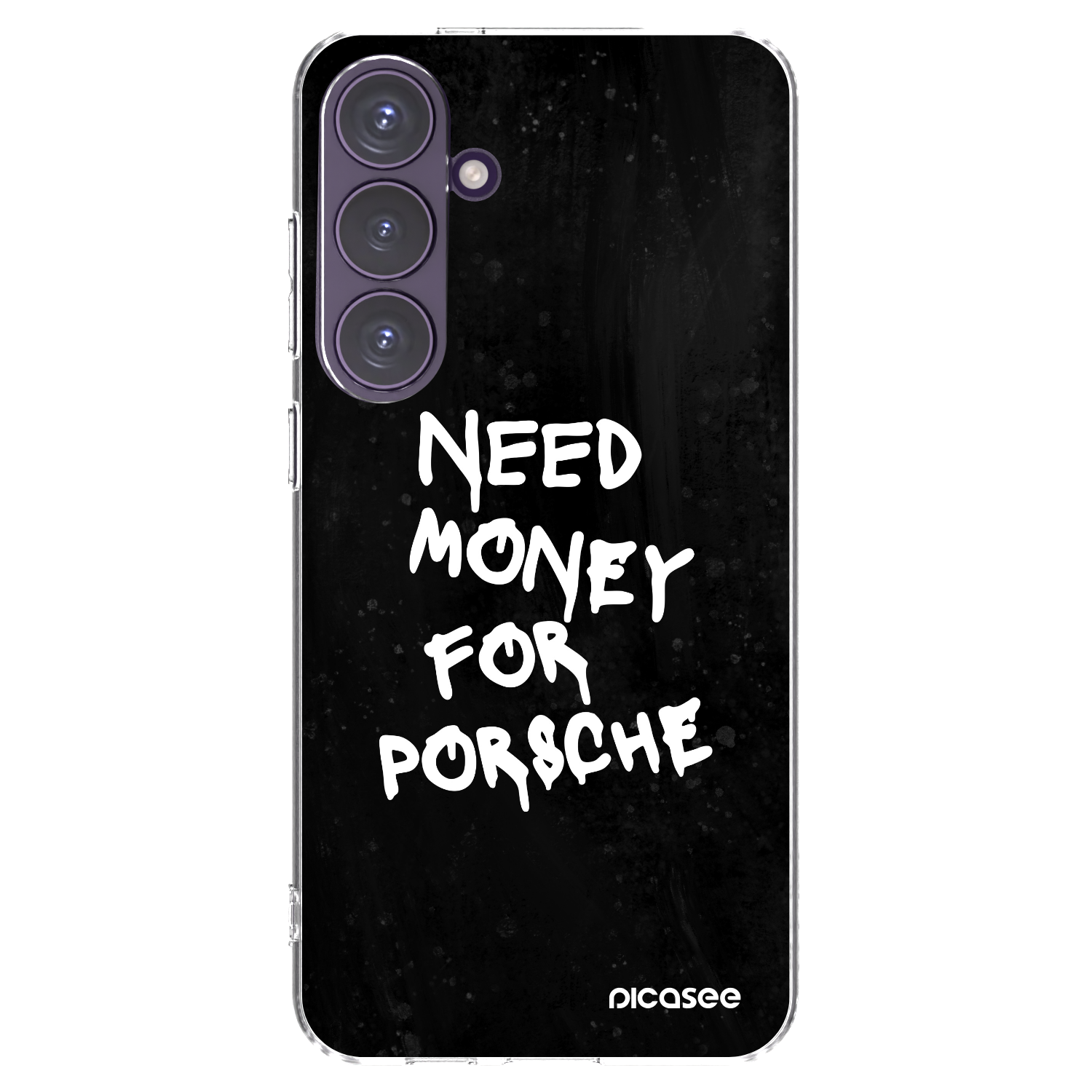 Picasee silikonový průhledný obal pro Samsung Galaxy S24+ S926B 5G - Black Dollar