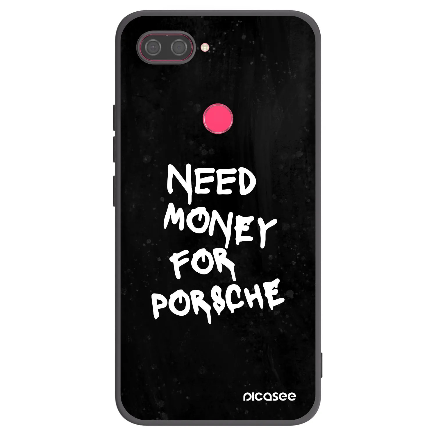 Picasee silikonový černý obal pro Xiaomi Mi 8 Lite - Black Dollar