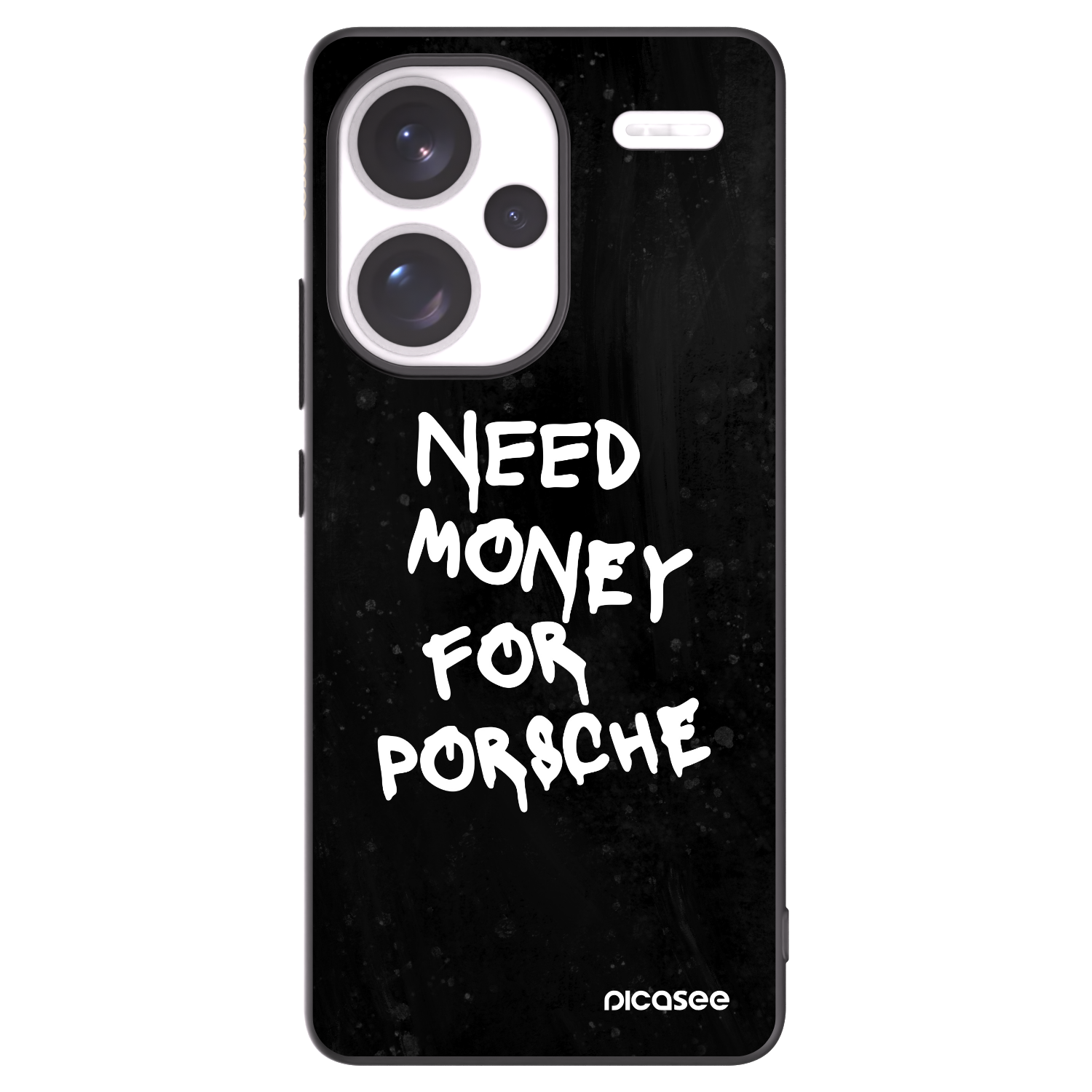 Picasee silikonový černý obal pro Xiaomi Redmi Note 13 Pro+ 5G - Black Dollar