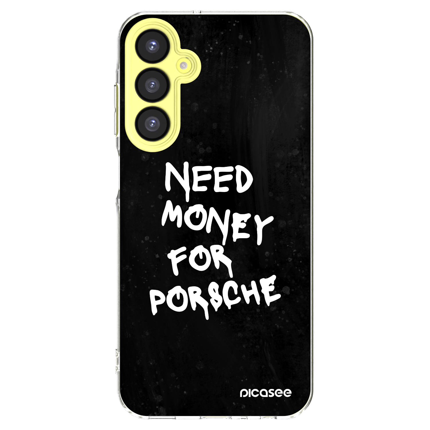 Picasee silikonový průhledný obal pro Samsung Galaxy A25 A256B 5G - Black Dollar