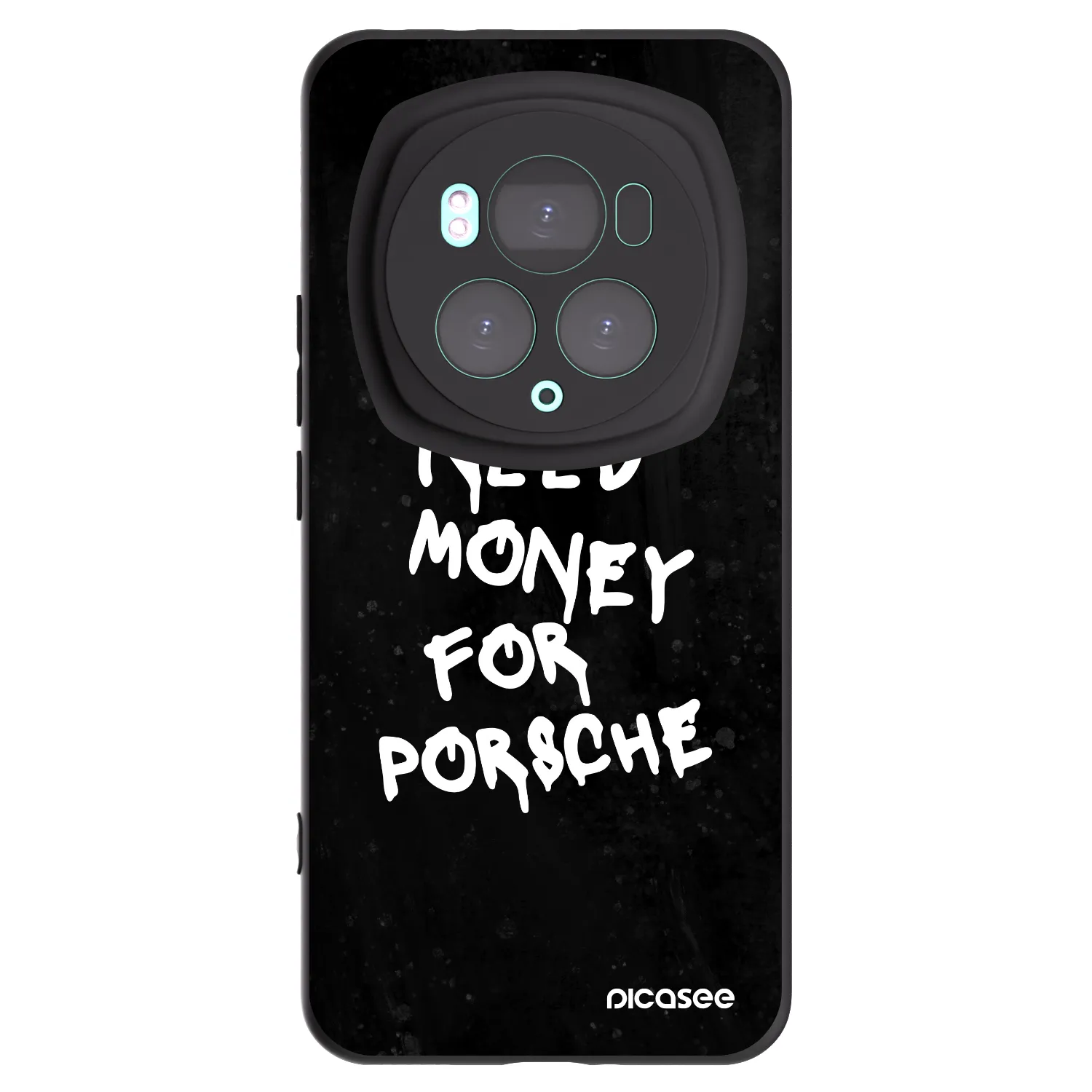 Picasee silikonový černý obal pro Honor Magic6 Pro - Black Dollar
