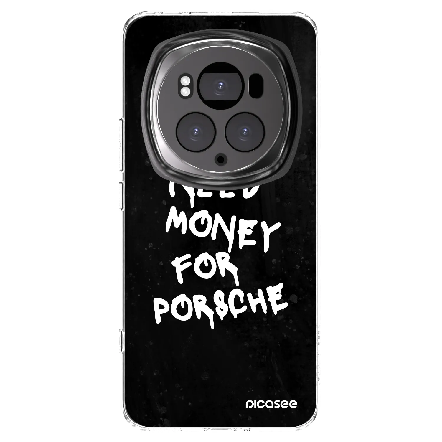 Picasee silikonový průhledný obal pro Honor Magic6 Pro - Black Dollar