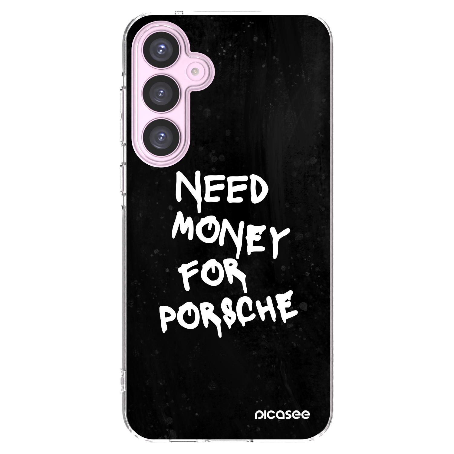 Picasee silikonový průhledný obal pro Samsung Galaxy A55 5G A556B - Black Dollar