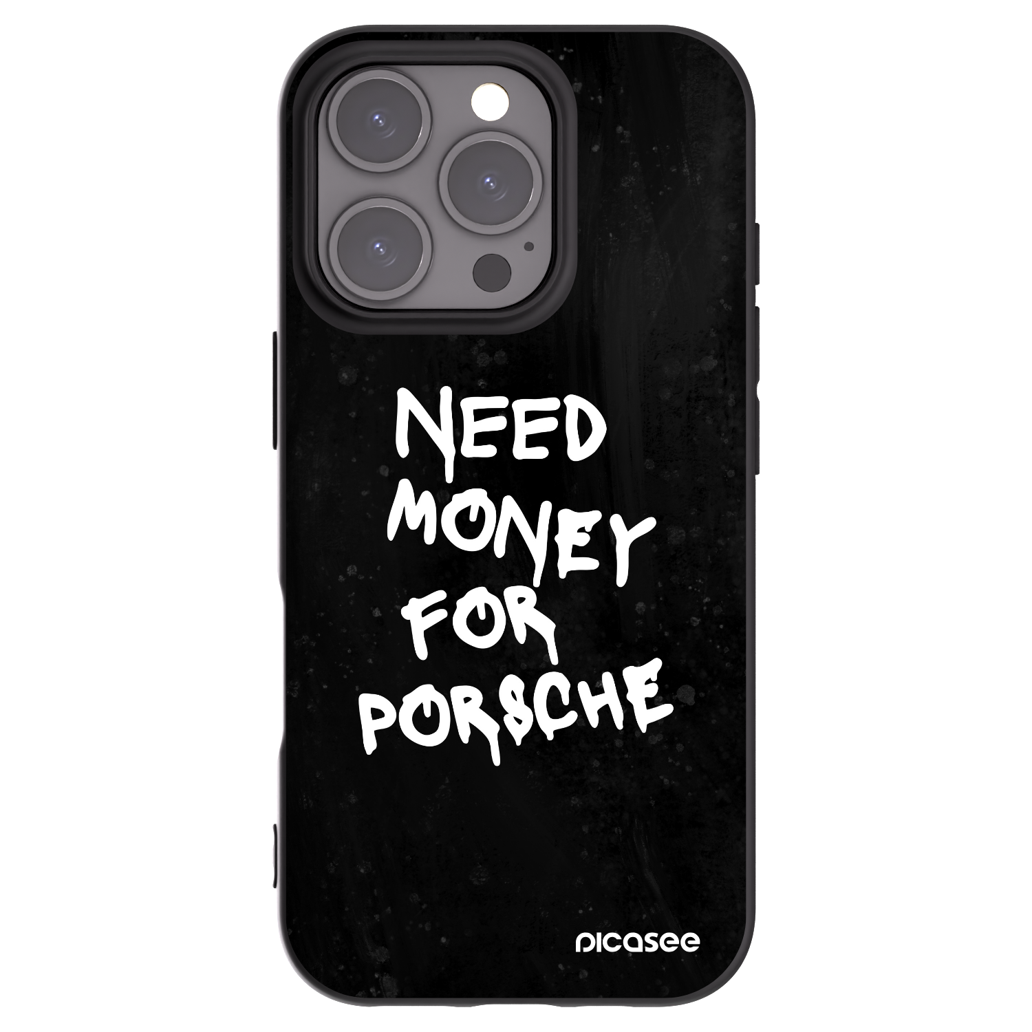 Picasee silikonový černý obal pro Apple iPhone 16 Pro - Black Dollar