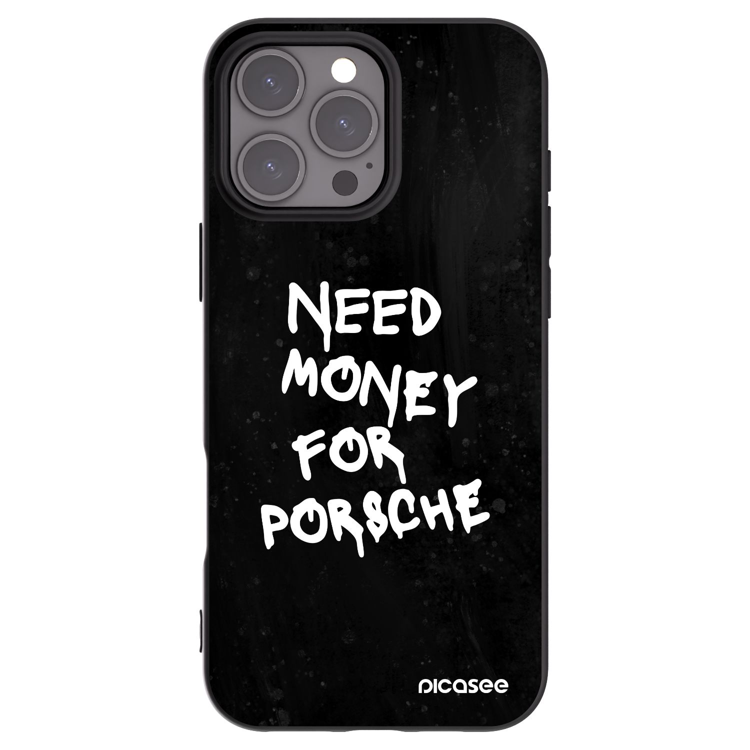 Picasee silikonový černý obal pro Apple iPhone 16 Pro Max - Black Dollar
