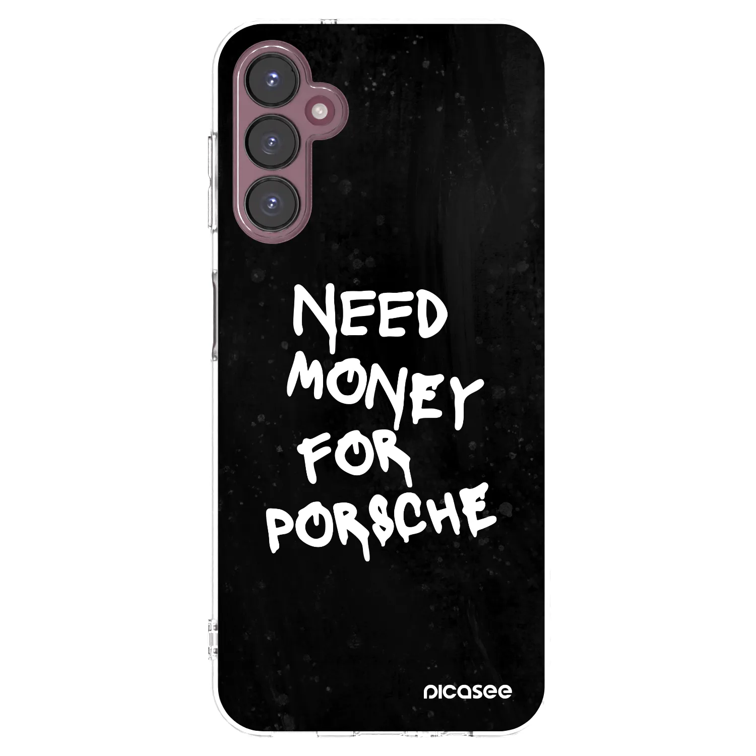 Picasee silikonový průhledný obal pro Samsung Galaxy A05s A057G - Black Dollar