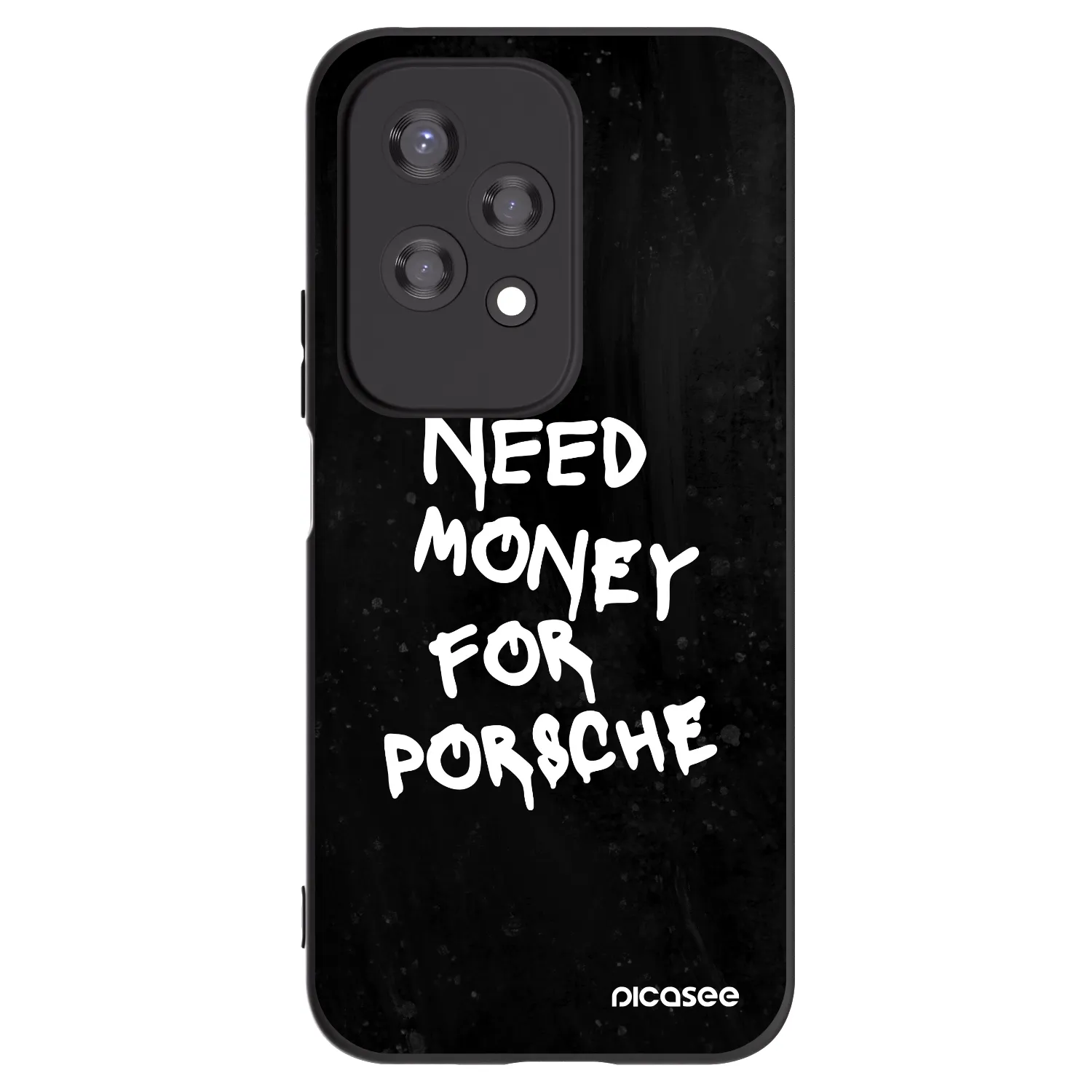 Picasee silikonový černý obal pro Honor 200 Lite - Black Dollar