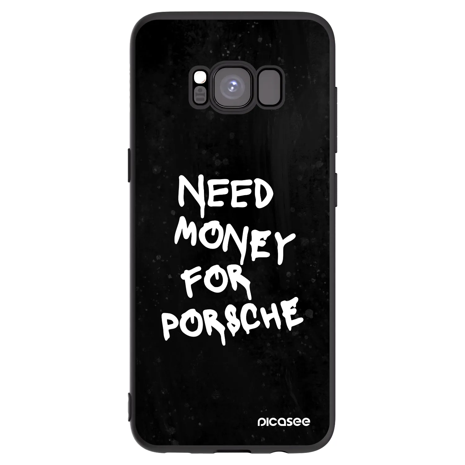 Picasee silikonový černý obal pro Samsung Galaxy S8 G950F - Black Dollar