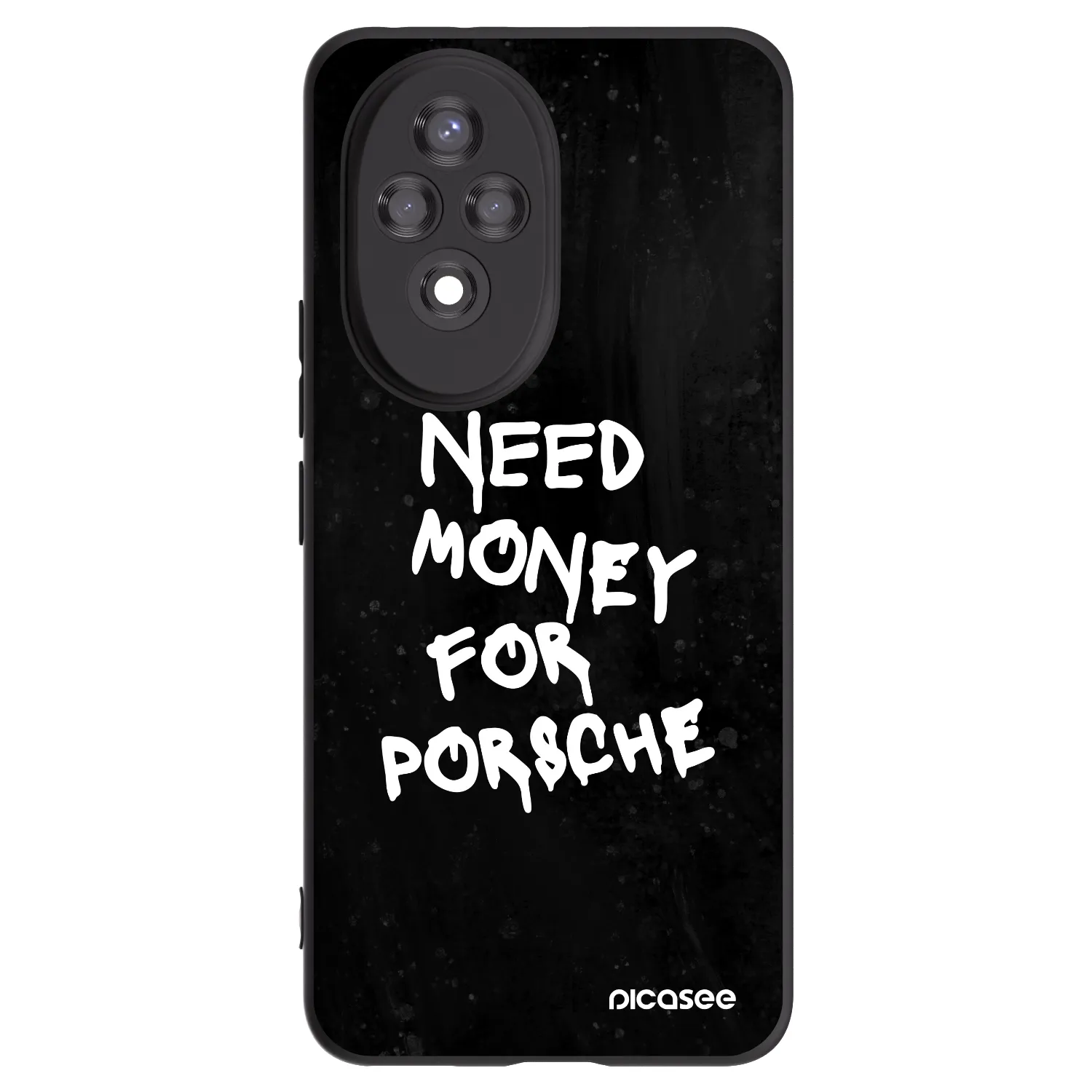 Picasee silikonový černý obal pro Honor 200 5G - Black Dollar