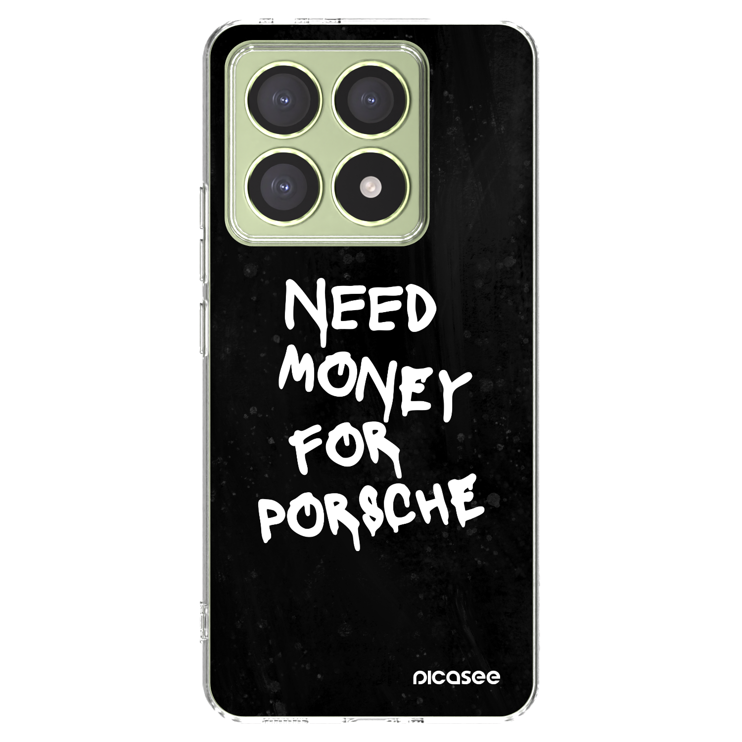 Picasee silikonový průhledný obal pro Xiaomi 14T - Black Dollar