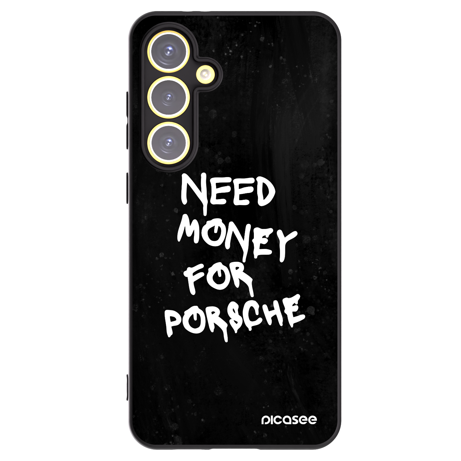 Picasee silikonový černý obal pro Samsung Galaxy S24 FE S721B - Black Dollar