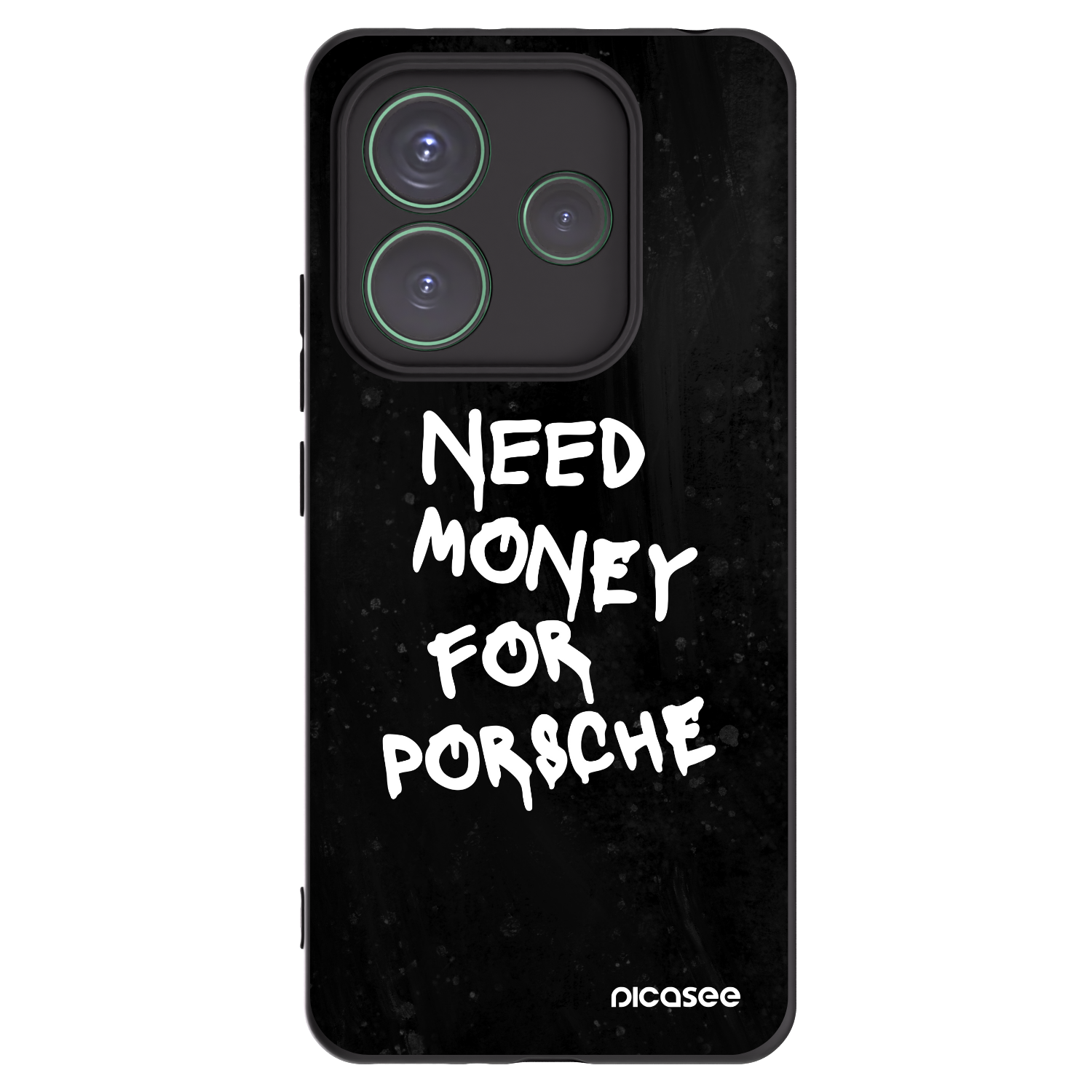 Picasee silikonový černý obal pro Xiaomi Redmi Note 14 5G - Black Dollar