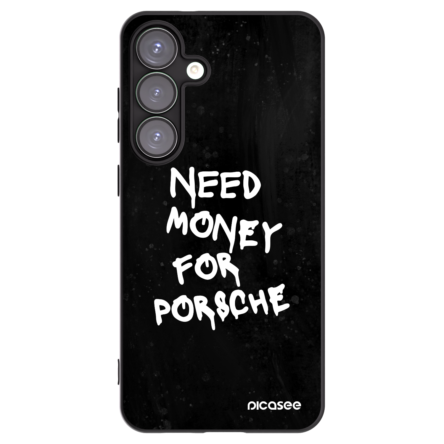 Picasee silikonový černý obal pro Samsung Galaxy S25+ 5G - Black Dollar