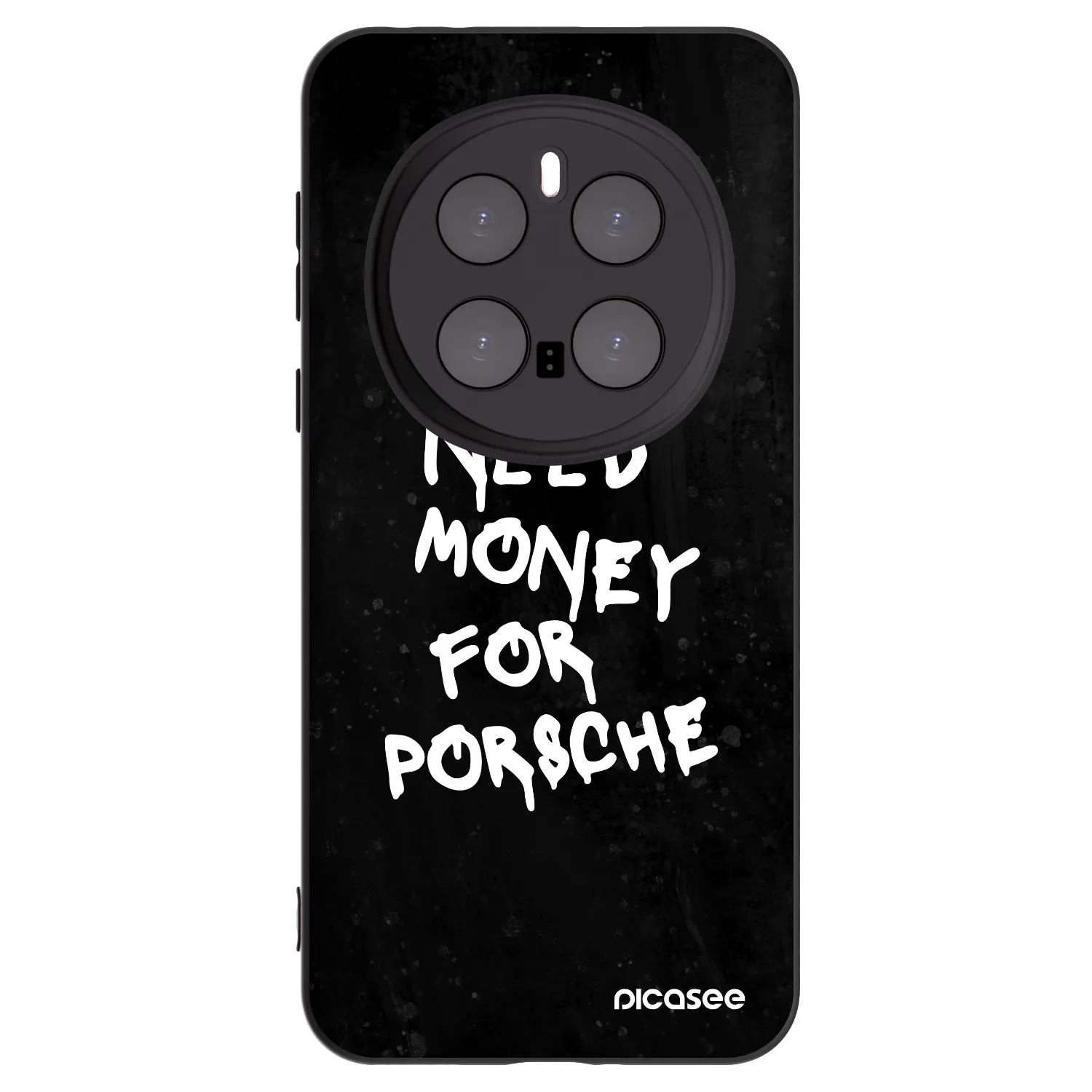 Picasee silikonový černý obal pro Honor Magic7 Pro 5G - Black Dollar