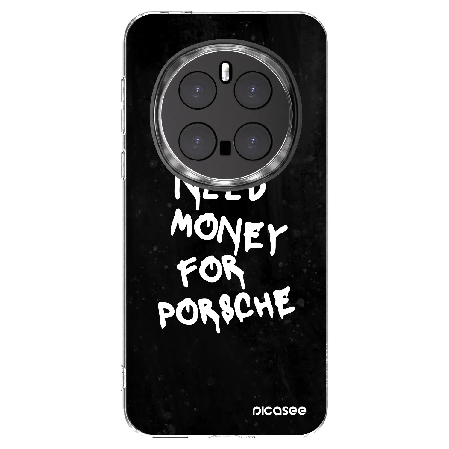 Picasee silikonový průhledný obal pro Honor Magic7 Pro 5G - Black Dollar