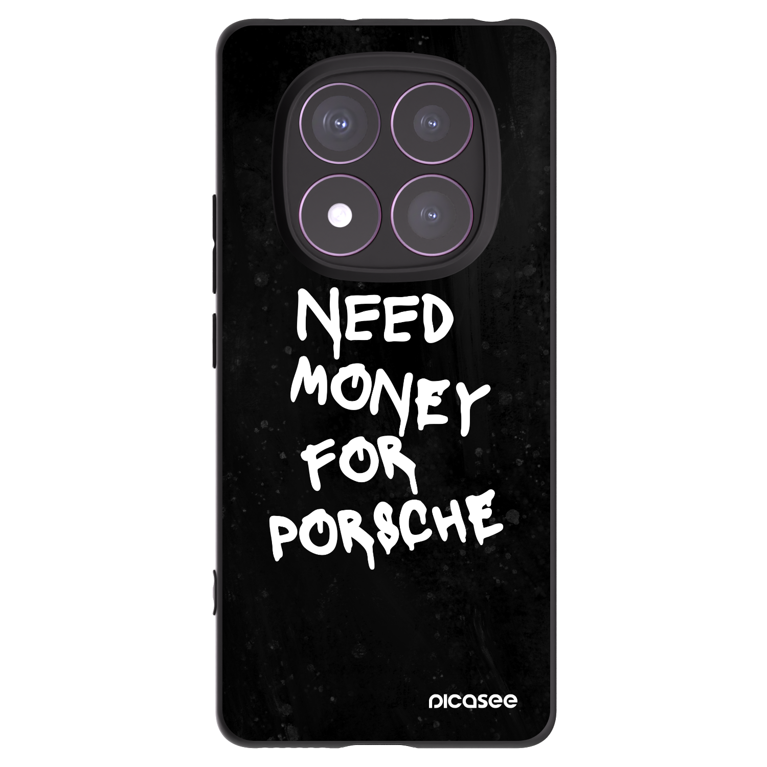 Picasee silikonový černý obal pro Xiaomi Redmi Note 14 Pro 4G - Black Dollar