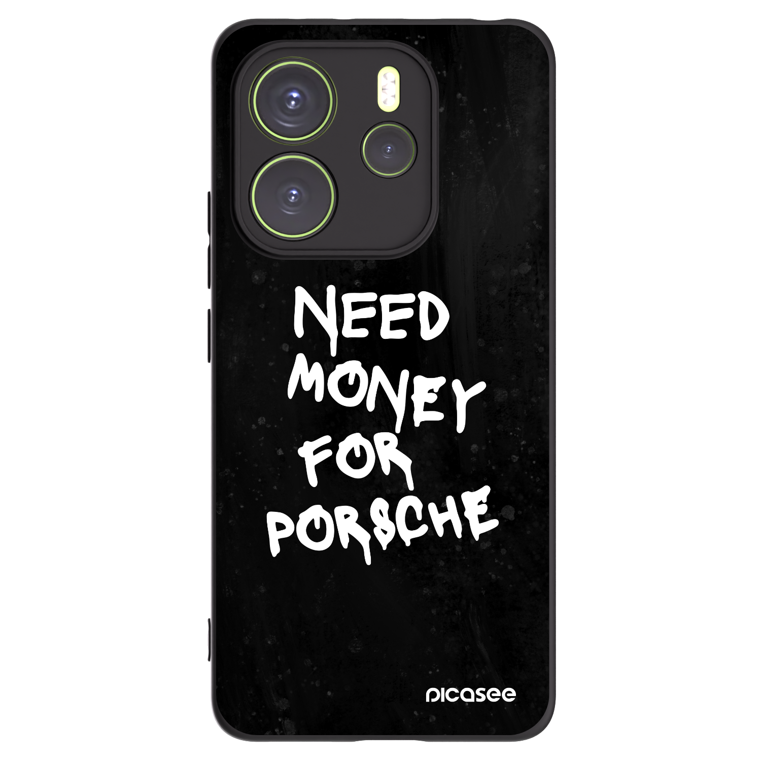 Picasee silikonový černý obal pro Xiaomi Redmi Note 14 4G - Black Dollar
