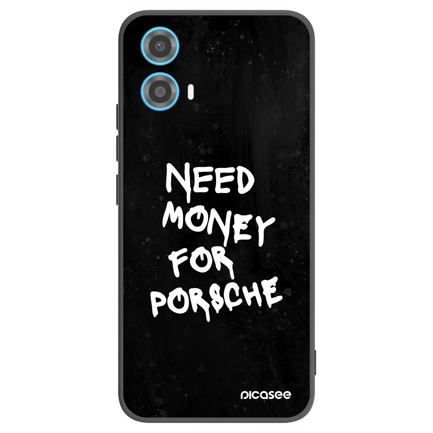 Picasee silikonový černý obal pro Motorola Moto G34 5G - Black Dollar