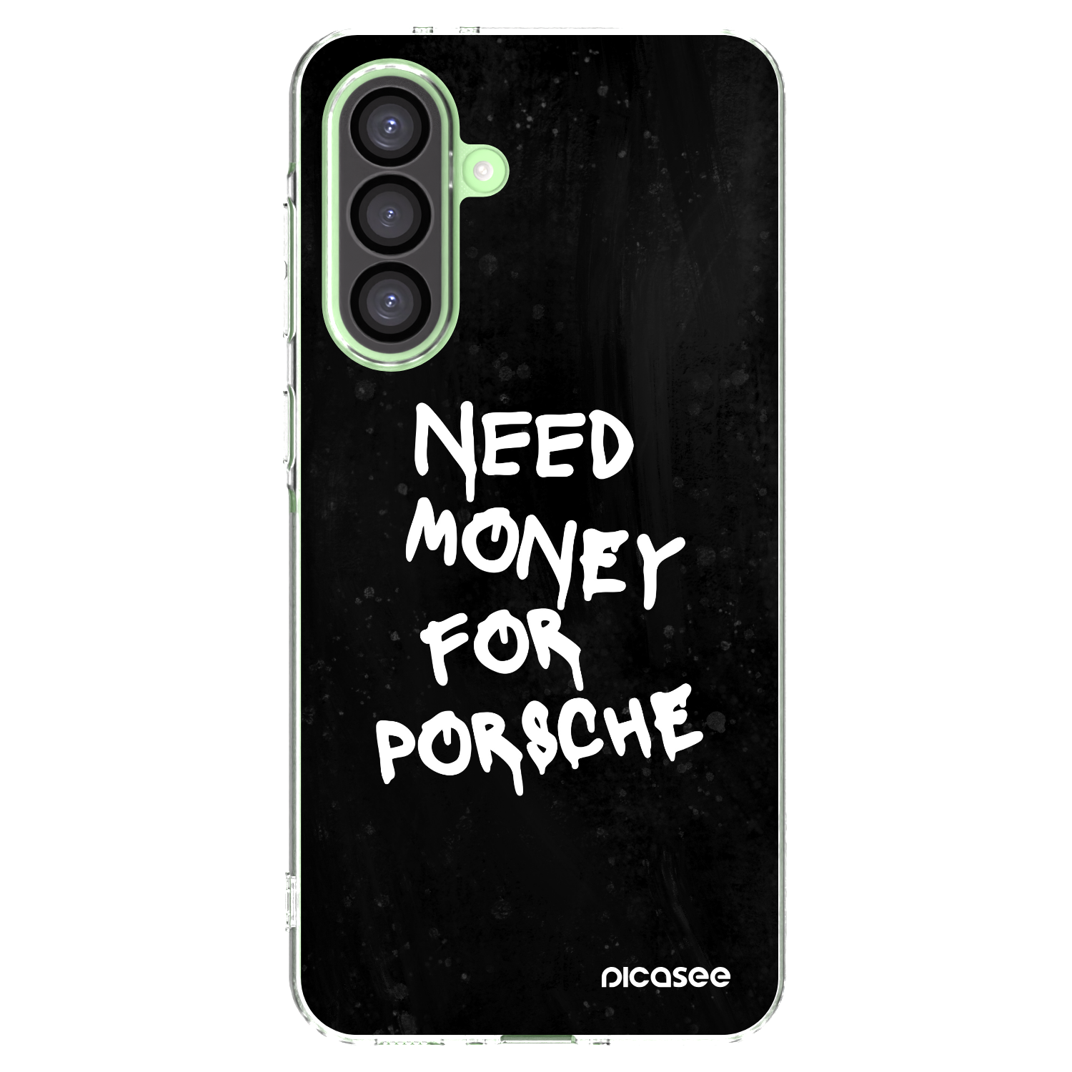 Picasee silikonový průhledný obal pro Samsung Galaxy A26 5G A266B - Black Dollar