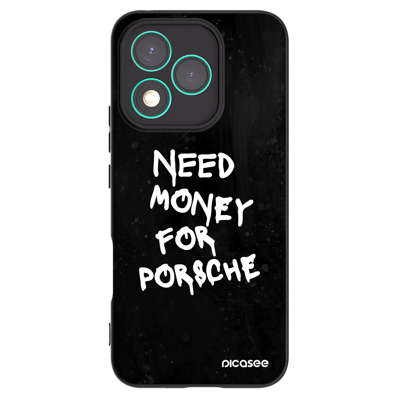 Picasee silikonový černý obal pro Honor 400 Lite 5G - Black Dollar
