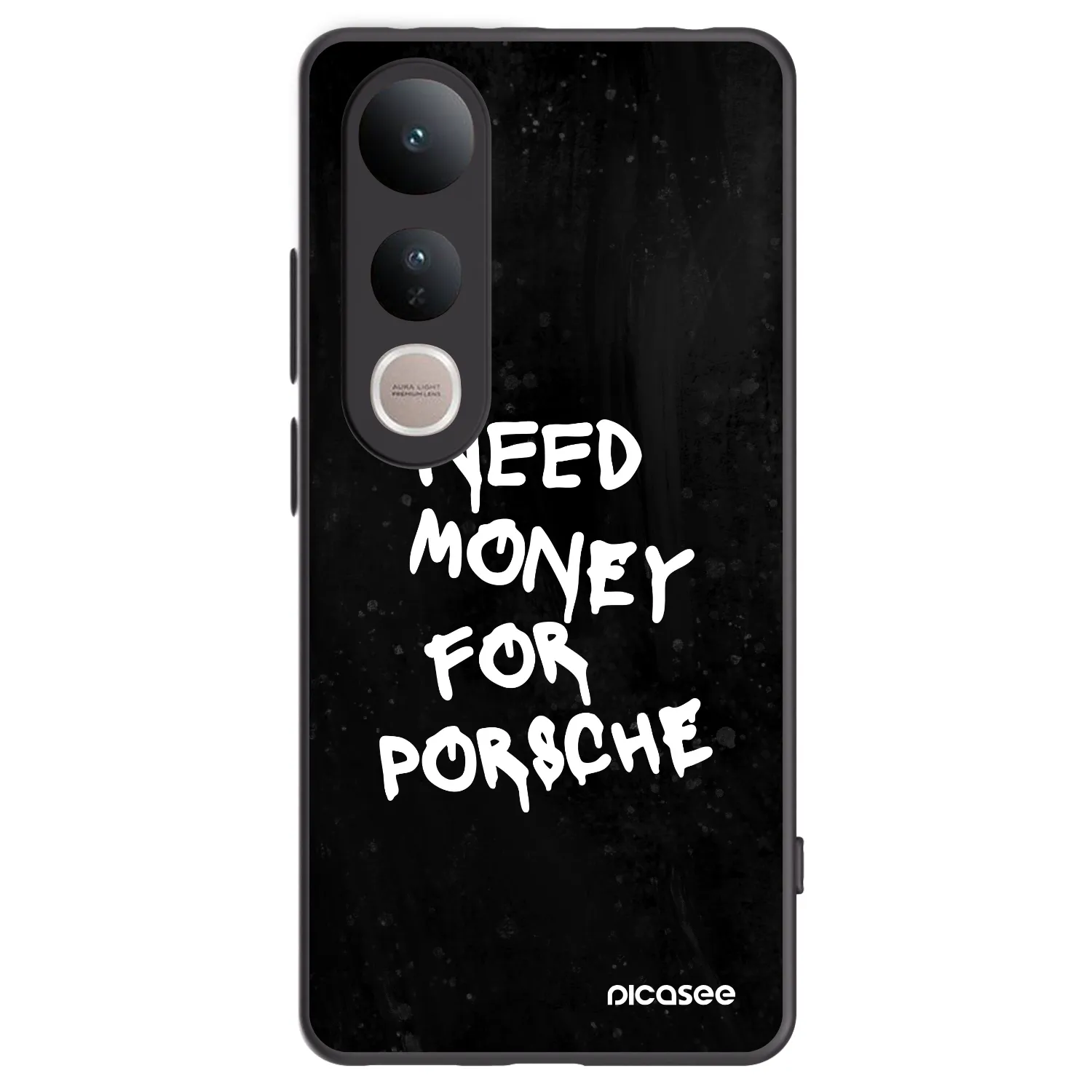 Picasee silikonový černý obal pro Vivo V50 Lite 5G - Black Dollar