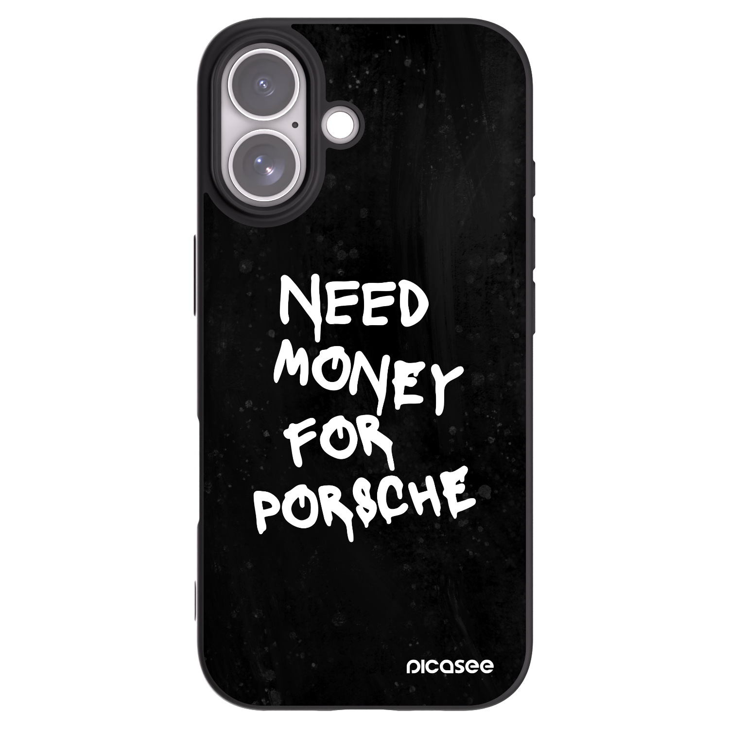 Picasee silikonový černý obal pro Apple iPhone 17 - Black Dollar