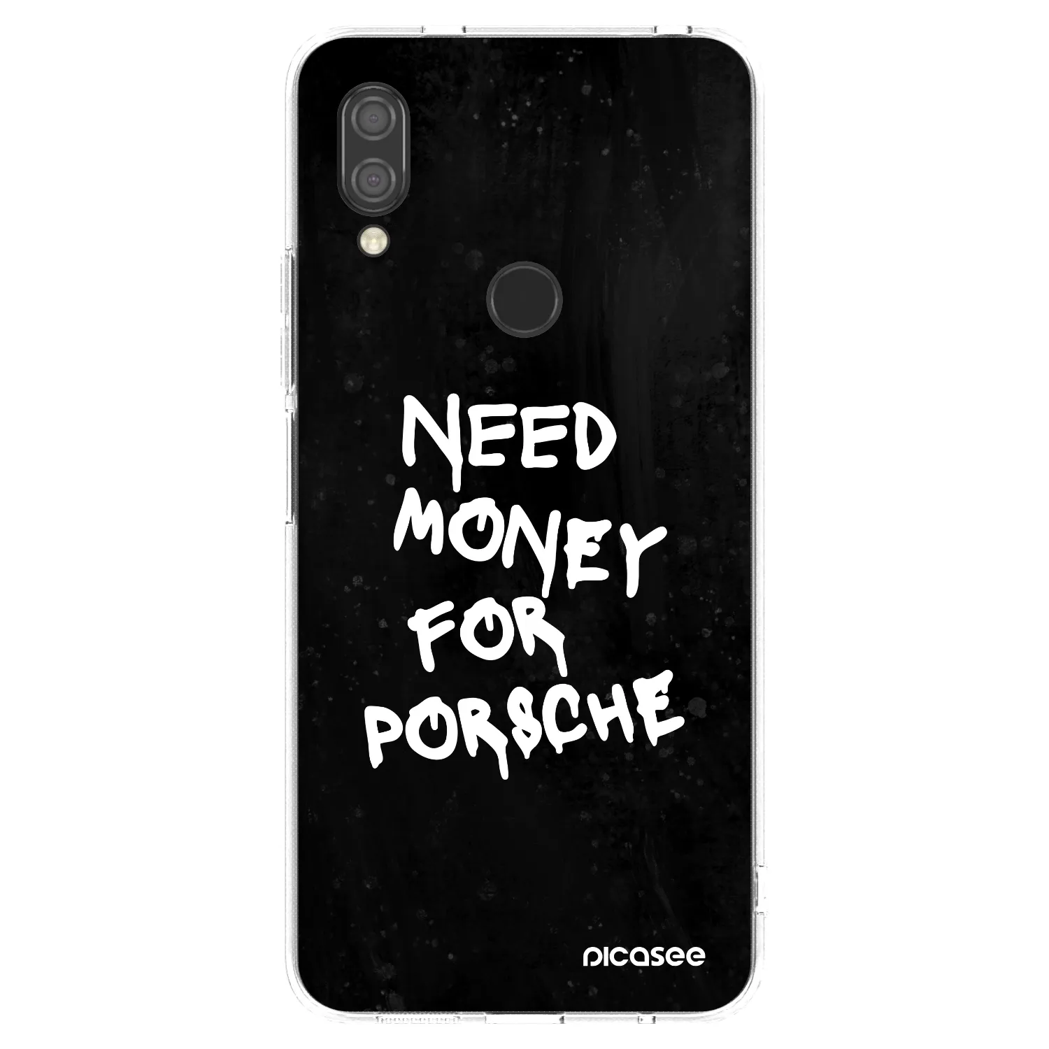 Picasee silikonový průhledný obal pro Xiaomi Redmi 7 - Black Dollar