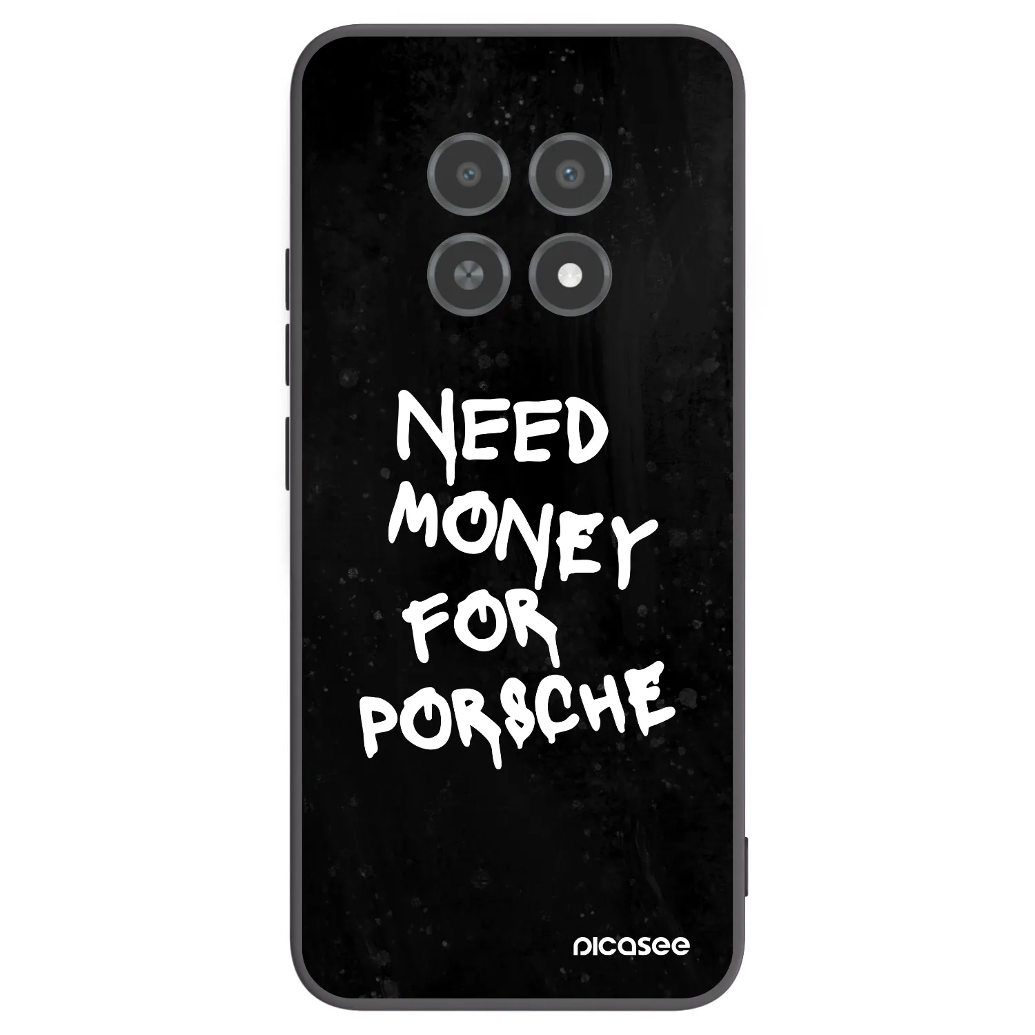 Picasee silikonový černý obal pro Realme 12X - Black Dollar