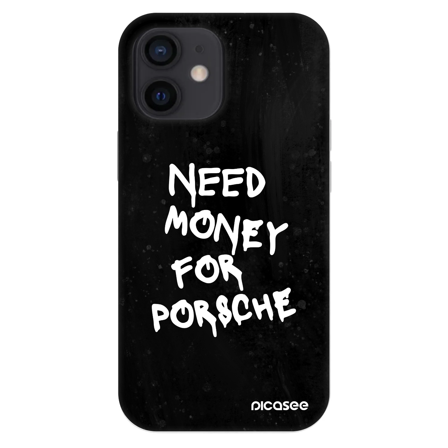 Picasee Fashion Case pro Apple iPhone 12 mini - Black Dollar