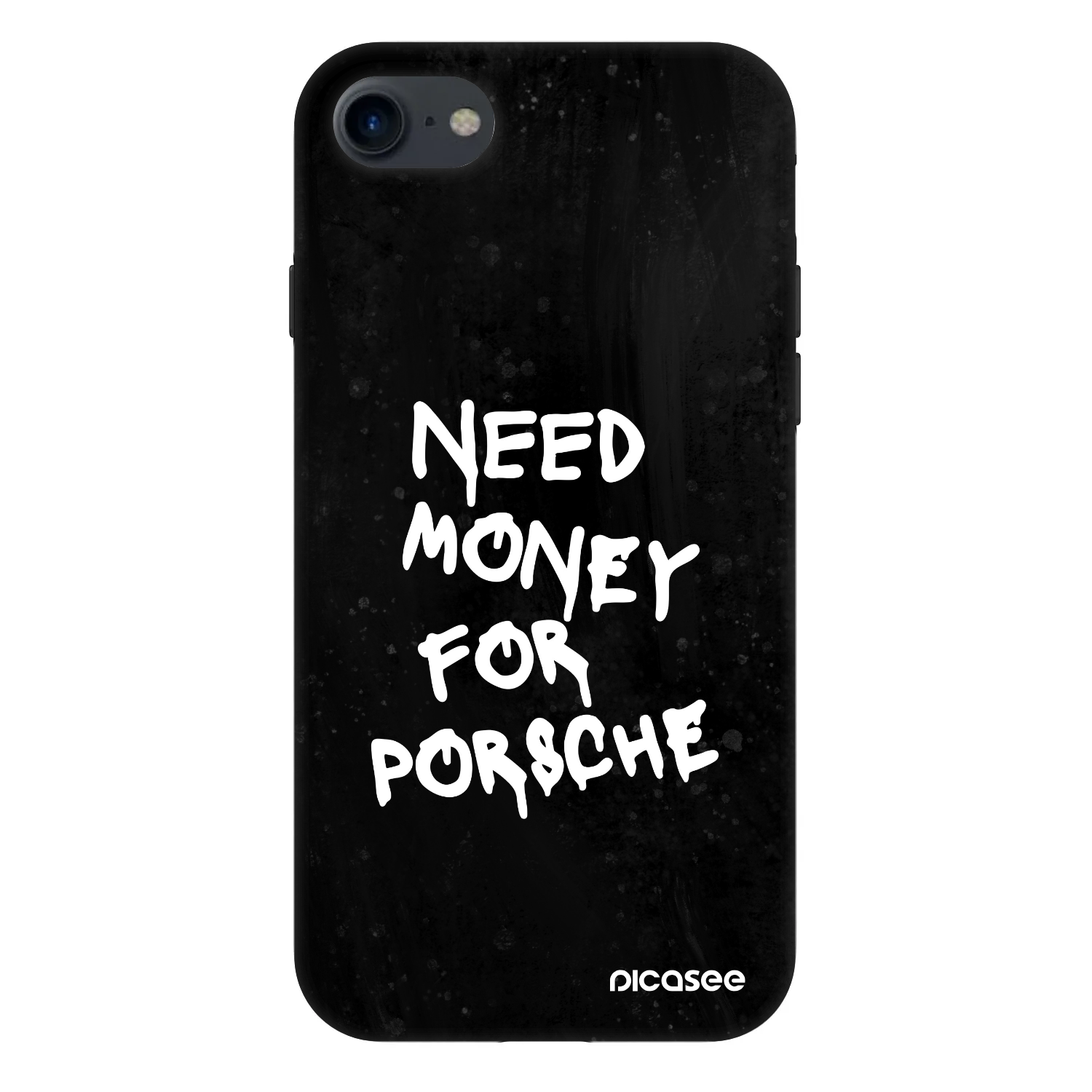 Picasee Fashion Case pro Apple iPhone SE 2020 - Black Dollar