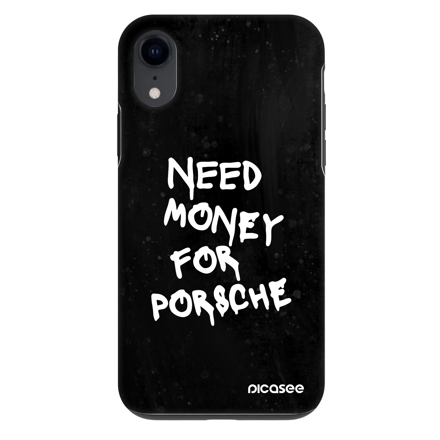 Picasee Fashion Case pro Apple iPhone XR - Black Dollar