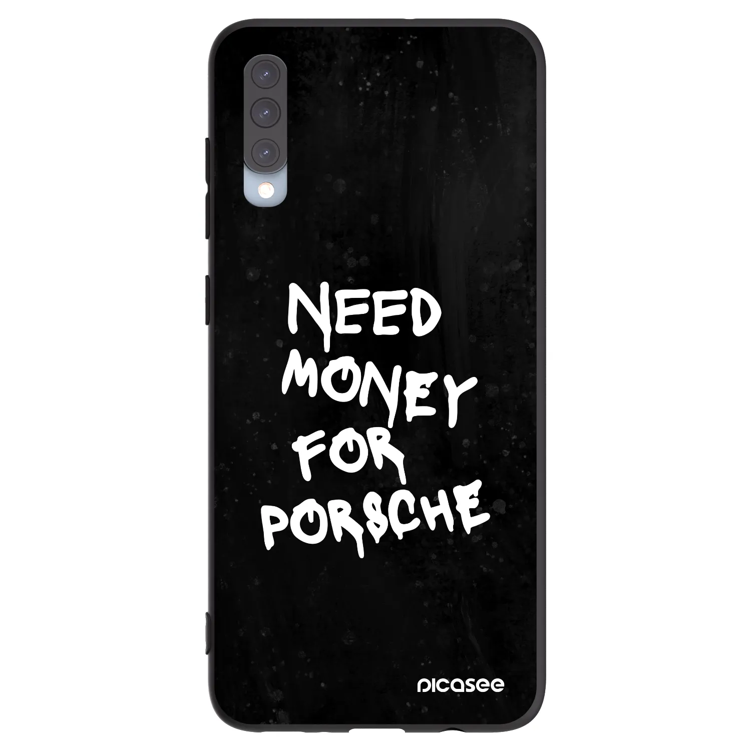Picasee silikonový černý obal pro Samsung Galaxy A70 A705F - Black Dollar