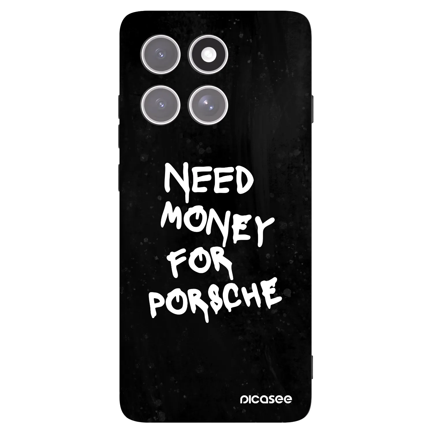 Picasee silikonový černý obal pro Motorola Edge 60 Pro - Black Dollar