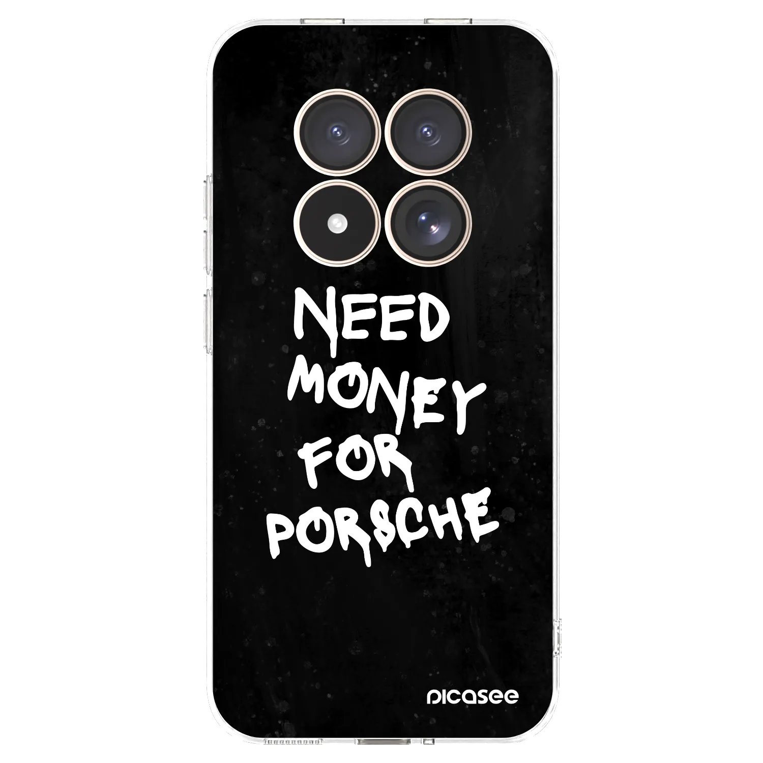 Picasee silikonový průhledný obal pro Xiaomi Redmi Note 15 Pro 4G - Black Dollar